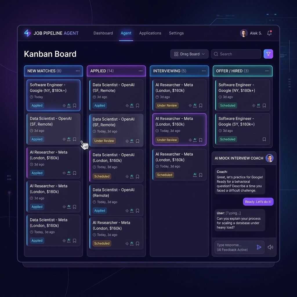 AI Job Search Agent UI