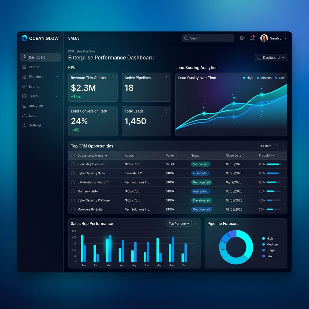 AI Sales Operations Agent UI